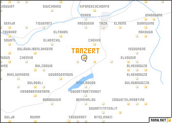 map of Tanzert