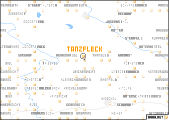 map of Tanzfleck