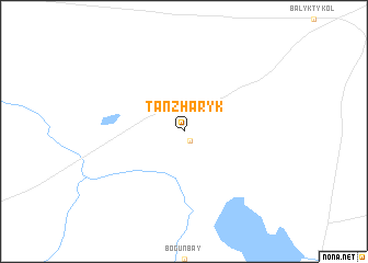 map of Tan-Zharyk