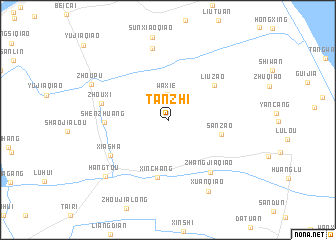 map of Tanzhi