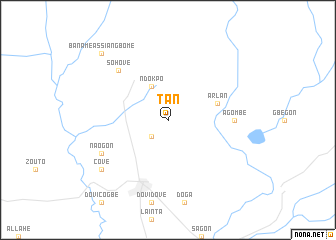 map of Tan