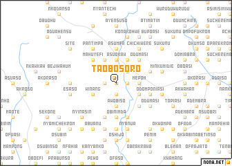 map of Taobosoro