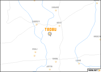 map of Taobu