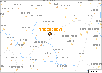 map of Taochongyi