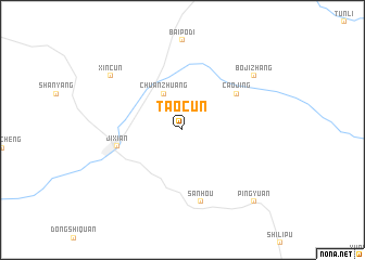 map of Taocun