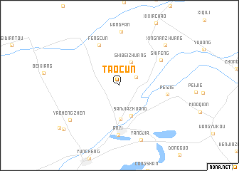 map of Taocun