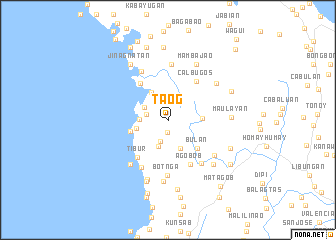 map of Taog