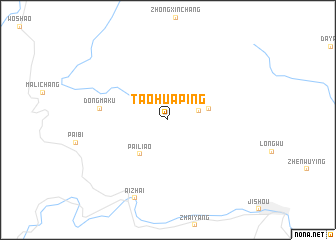 map of Taohuaping