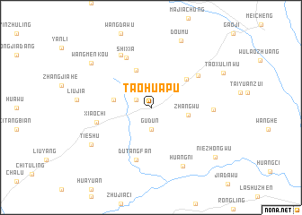 map of Taohuapu