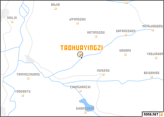 map of Taohuayingzi