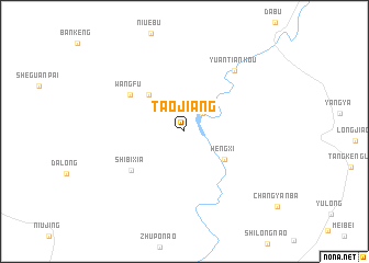 map of Taojiang