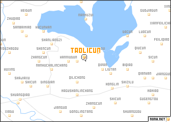 map of Taolicun