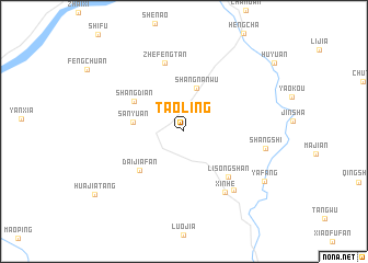 map of Taoling