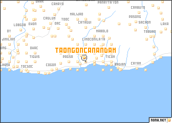 map of Taongon Can-andam