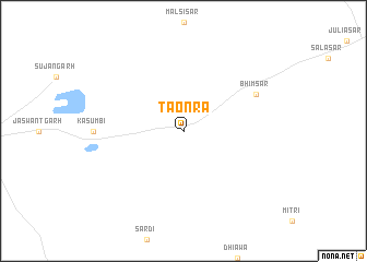 map of Tāonra