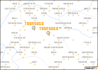 map of Taonsogo