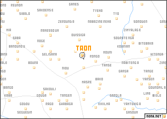 map of Taon