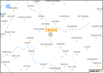 map of Taopo