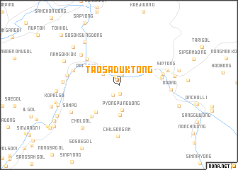 map of Taosadŭk-tong