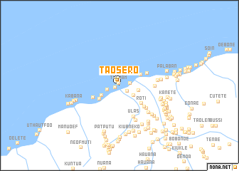 map of Taosero