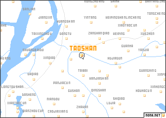 map of Taoshan