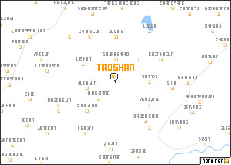 map of Taoshan