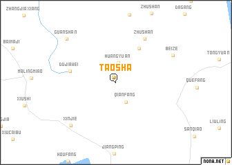 map of Taosha