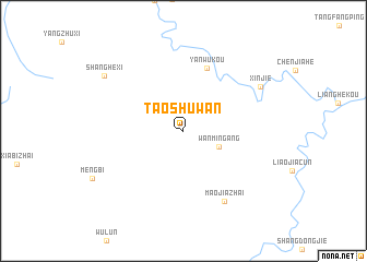 map of Taoshuwan