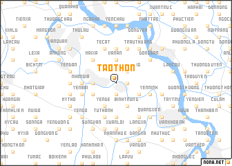 map of Tao Thôn