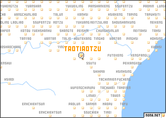 map of Tao-tiao-tzu