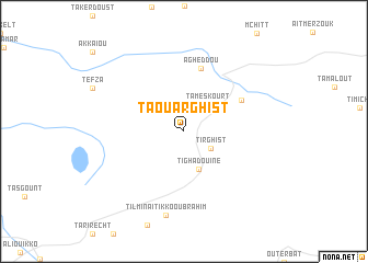 map of Taouarghist