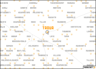 map of Taoua