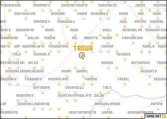 map of Taoua