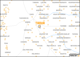 map of Taoua