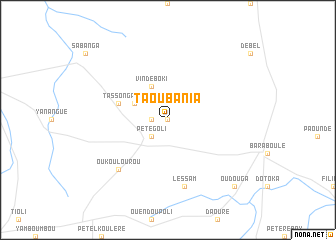 map of Taoubania