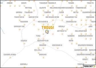 map of Taoudi