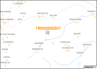 map of Taoudoudout