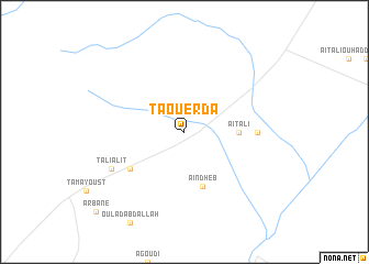 map of Taouerda