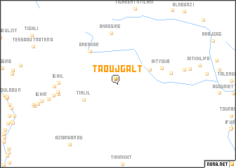 map of Taoujgalt