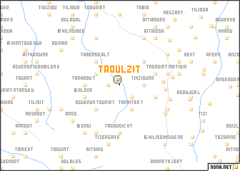 map of Taoulzit