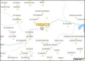 map of Taounza