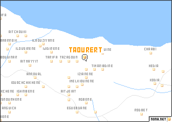 map of Taourert