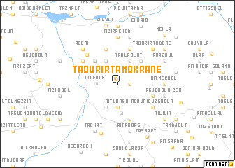 map of Taourirt Amokrane