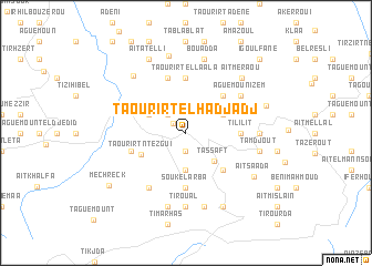 map of Taourirt el Hadjadj