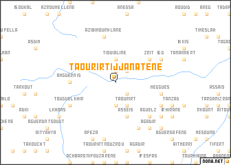 map of Taourirt Ijjanatene