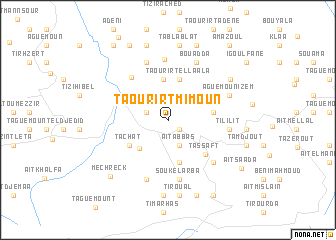 map of Taourirt Mimoun