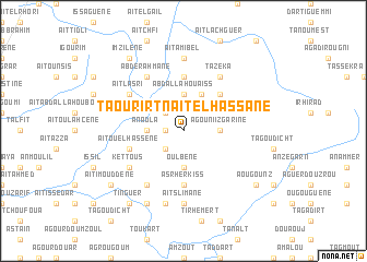 map of Taourirt nʼ Aït el Hassane