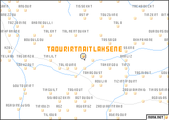 map of Taourirt nʼ Aït Lahsene