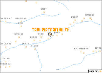 map of Taourirt nʼAït Milch