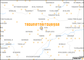 map of Taourirt-n-Aït Ou Aïssa